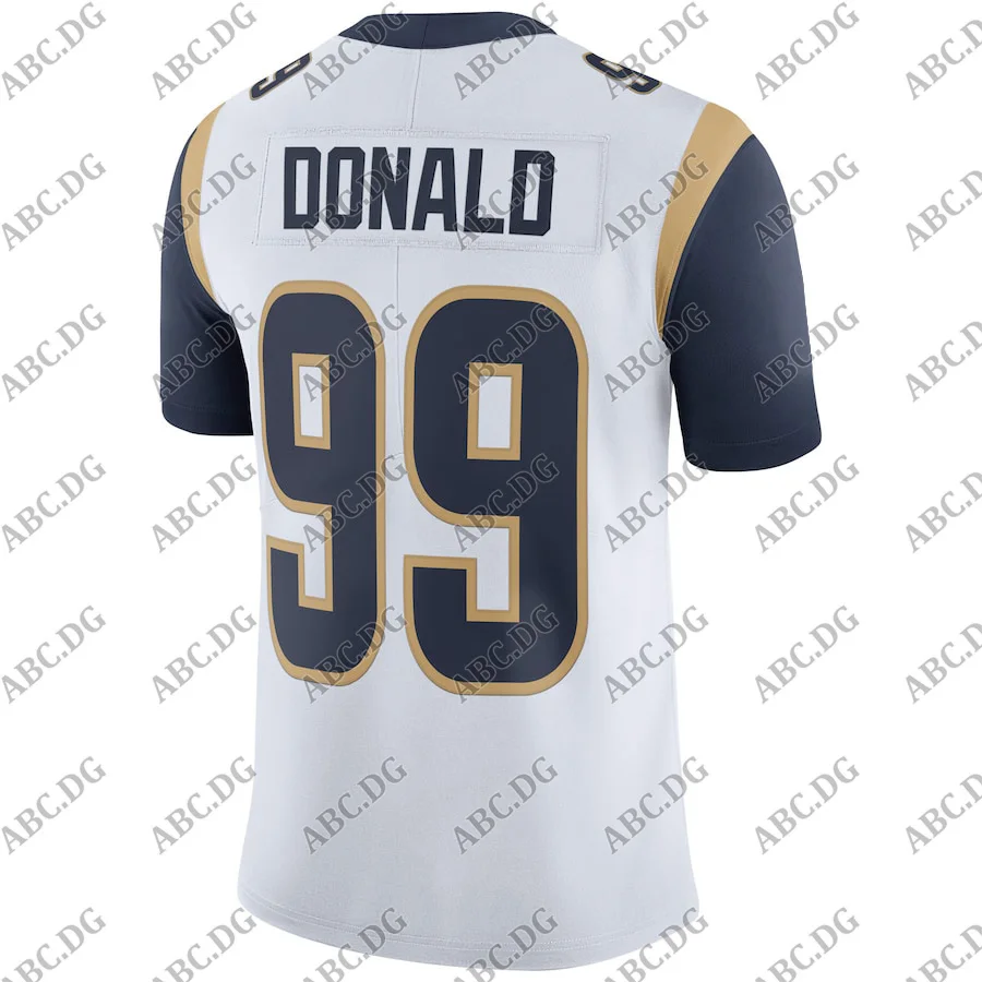 

Customized Stitch Men Women Kid Youth Los Angeles Aaron Donald White Vapor Untouchable Limited Player Jersey 4XL 5XL 6XL