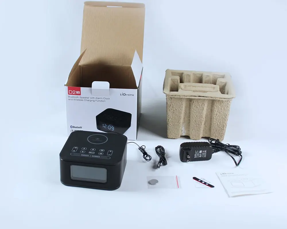 Колонки Homtime FM-радио портативная Bluetooth-колонка с USB Беспроводная зарядка