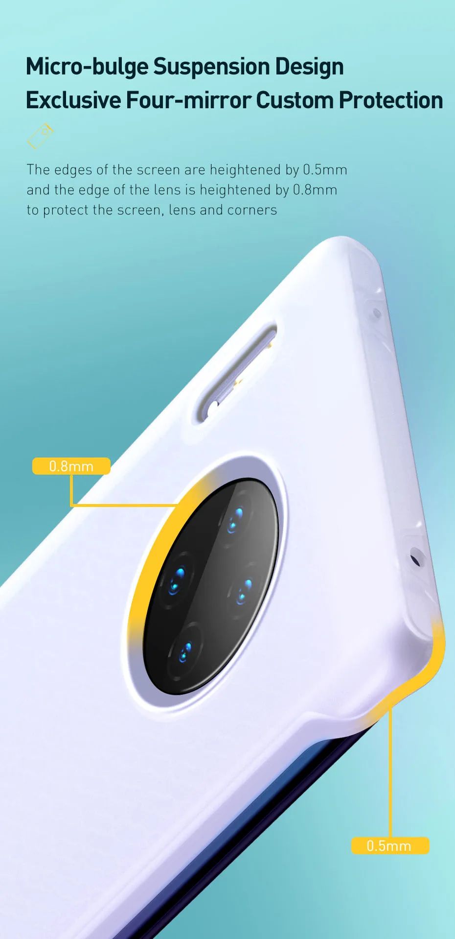 Baseus чехол для телефона для huawei mate 30 Pro 30Pro чехол Coque ультра тонкий противоударный мягкий силиконовый чехол для mate 30 Pro Fundas