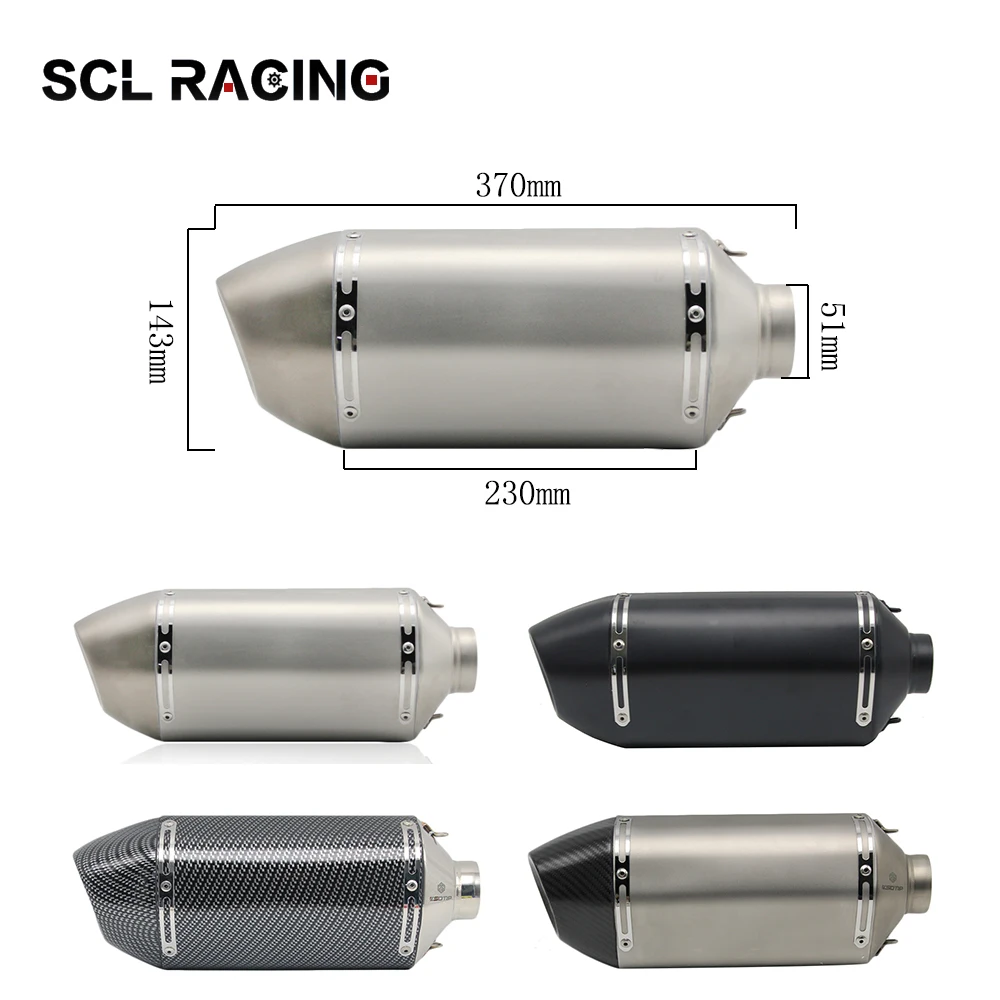 Универсальный глушитель выхлопной трубы Alconstar 35 51 мм для Honda nc750x Benelli trk502 BMW R 1200