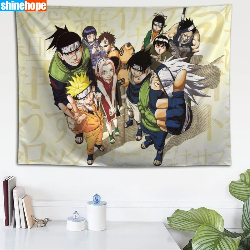 Гобелен аниме BORUTO на заказ настенный гобелен украшение для дома прямоугольный