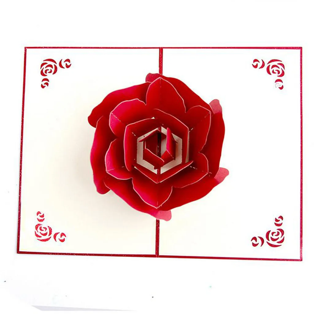 best selling 2020 products 3D Popped Greeting Card Love Romantic Wedding Valentine's Day Gifts Cards support dropshipping | Дом и сад