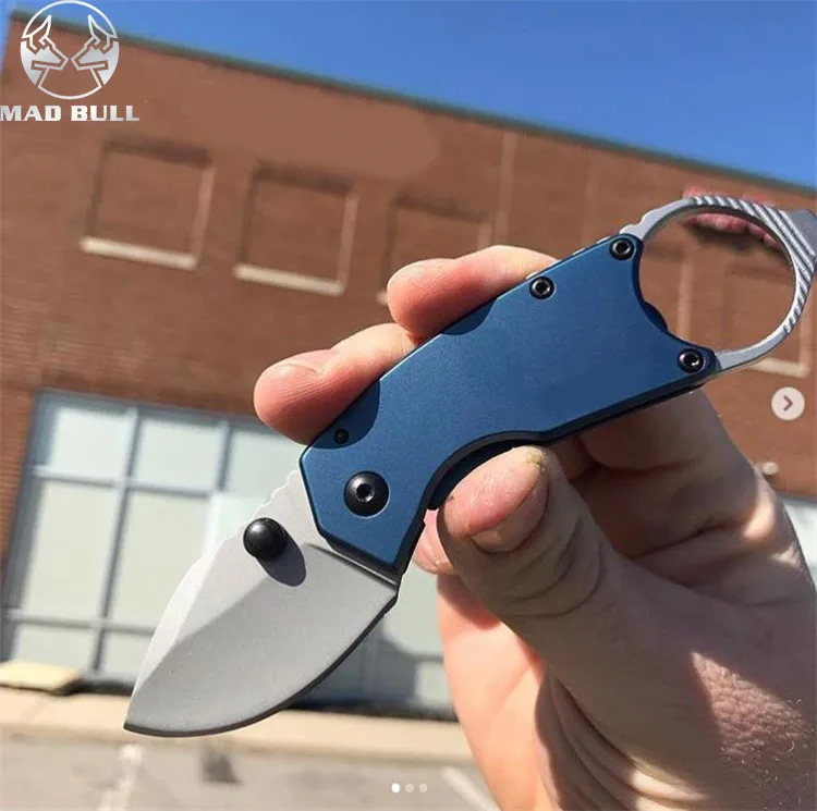 Новый складной нож OEM качества 8710 EDC алюминиевая ручка с карманным стальным