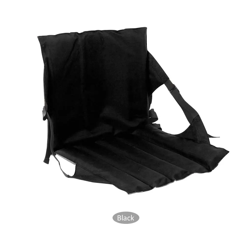 

Foldable Outdoor Cushion Chair With Backrest Portable High Quality Oxford Cloth Adjustable Folding Seat