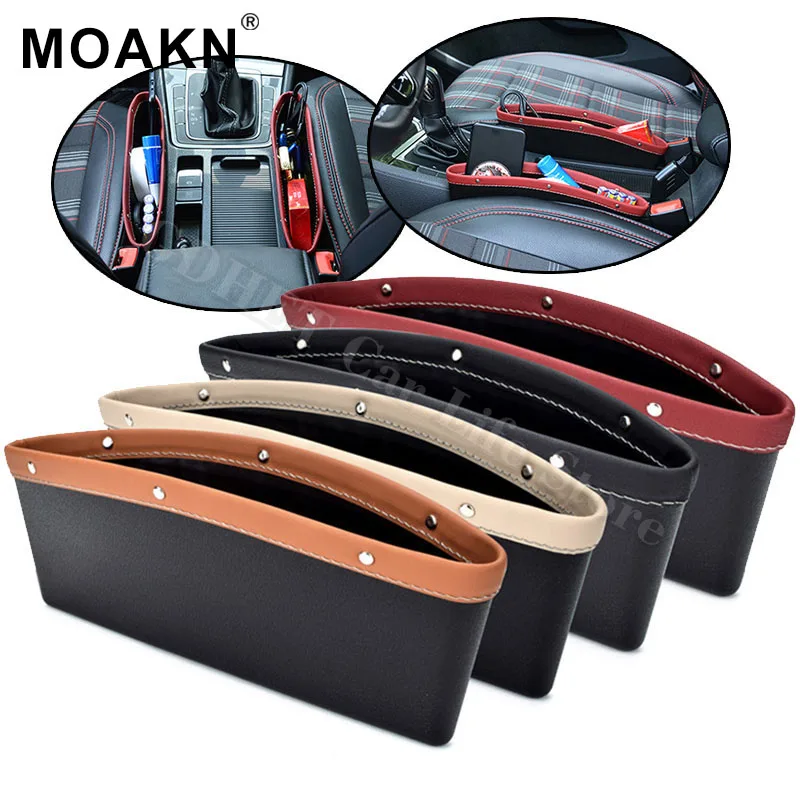 

Карманный органайзер из искусственной кожи для автомобильного сиденья, сумка для хранения с прорезями для автомобильного сиденья, аксессу...