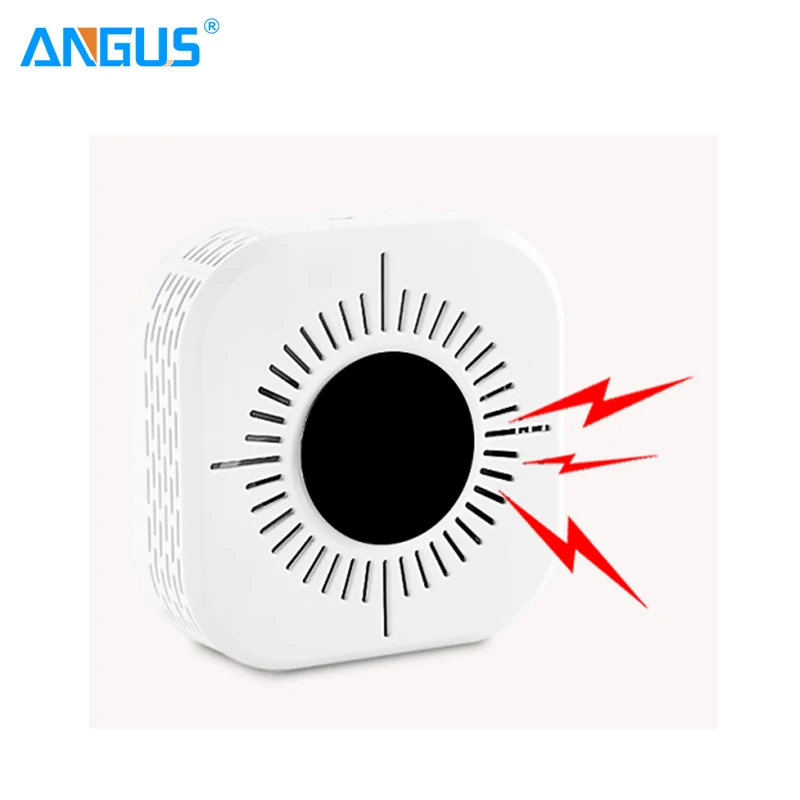 Беспроводной Wi-Fi датчик окиси углерода детектор независимый звук и свет 110 дБ