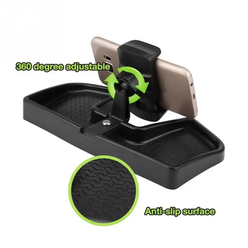 Вращающийся на 360 градусов кронштейн для приборной панели автомобиля сотового
