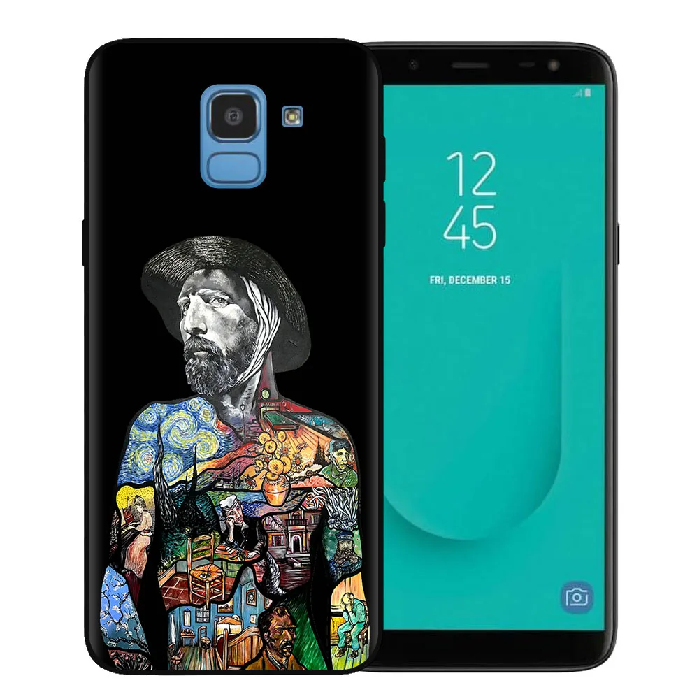 Черные силиконовые чехлы для телефонов Samsung J3 J5 J7 2017 J4 J6 Plus 2018 Note 10 Pro чехол с