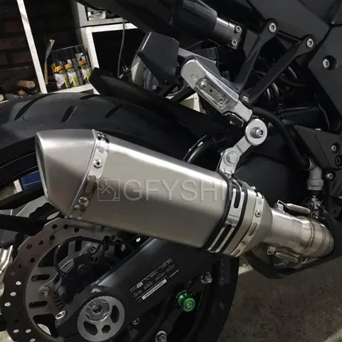 Для Kawasaki Z1000 2010 до 2017 2018 2019 Z1000SX ниндзя 1000 Z1000, выхлопная труба для мотоцикла без шнура и система средней соединительной трубы