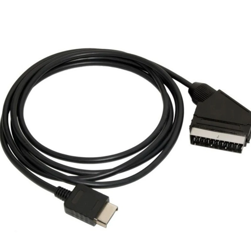 20 контактов для Sony Playstation PS1 PS2 PS3 RGB SCART Cable TV AV сменный Соединительный кабель