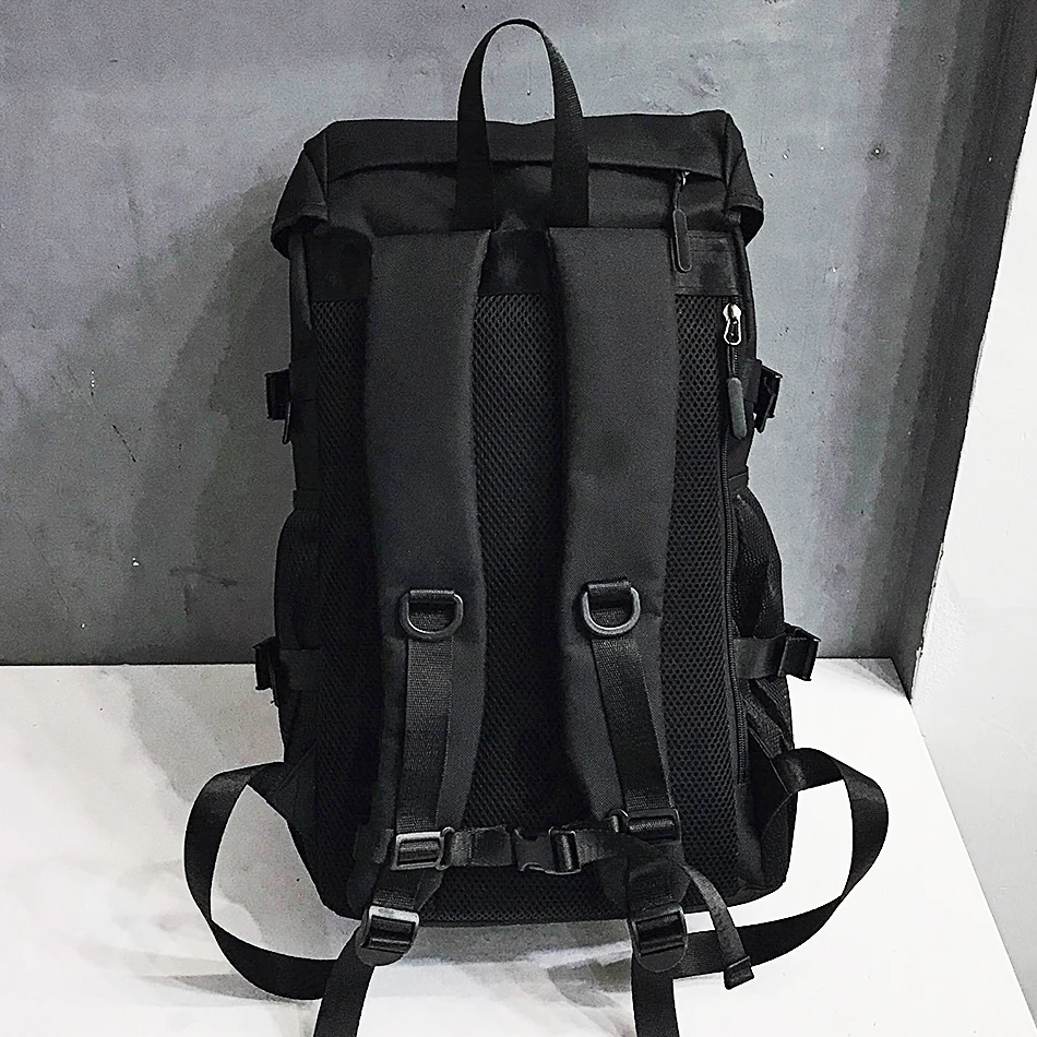 trend cool street travel mens backpack fashion design hip hop backpack for youth boys functional wind oxford large bags unisex free global shipping