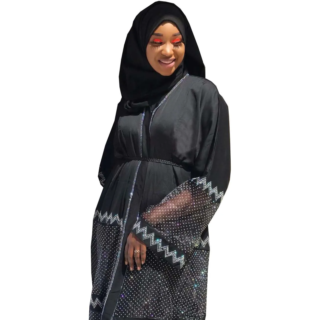 Eid Mubarak Рамадан Abaya Дубайский хиджаб мусульманское платье Caftan африканские платья