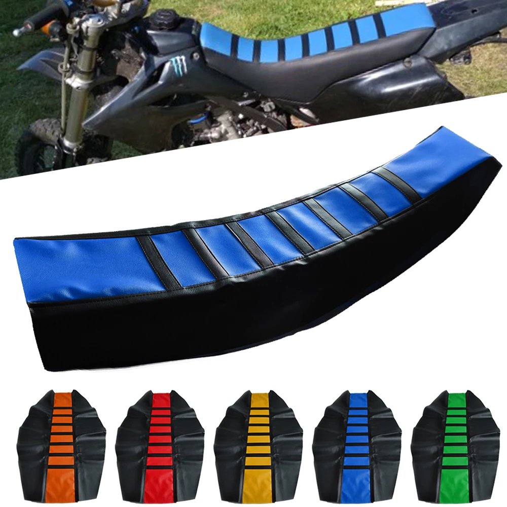 Мотоциклетный мягкий резиновый чехол в полоску для Suzuki RM125/250 Yamaha TTR250 TTR600 XT250X XTZ125