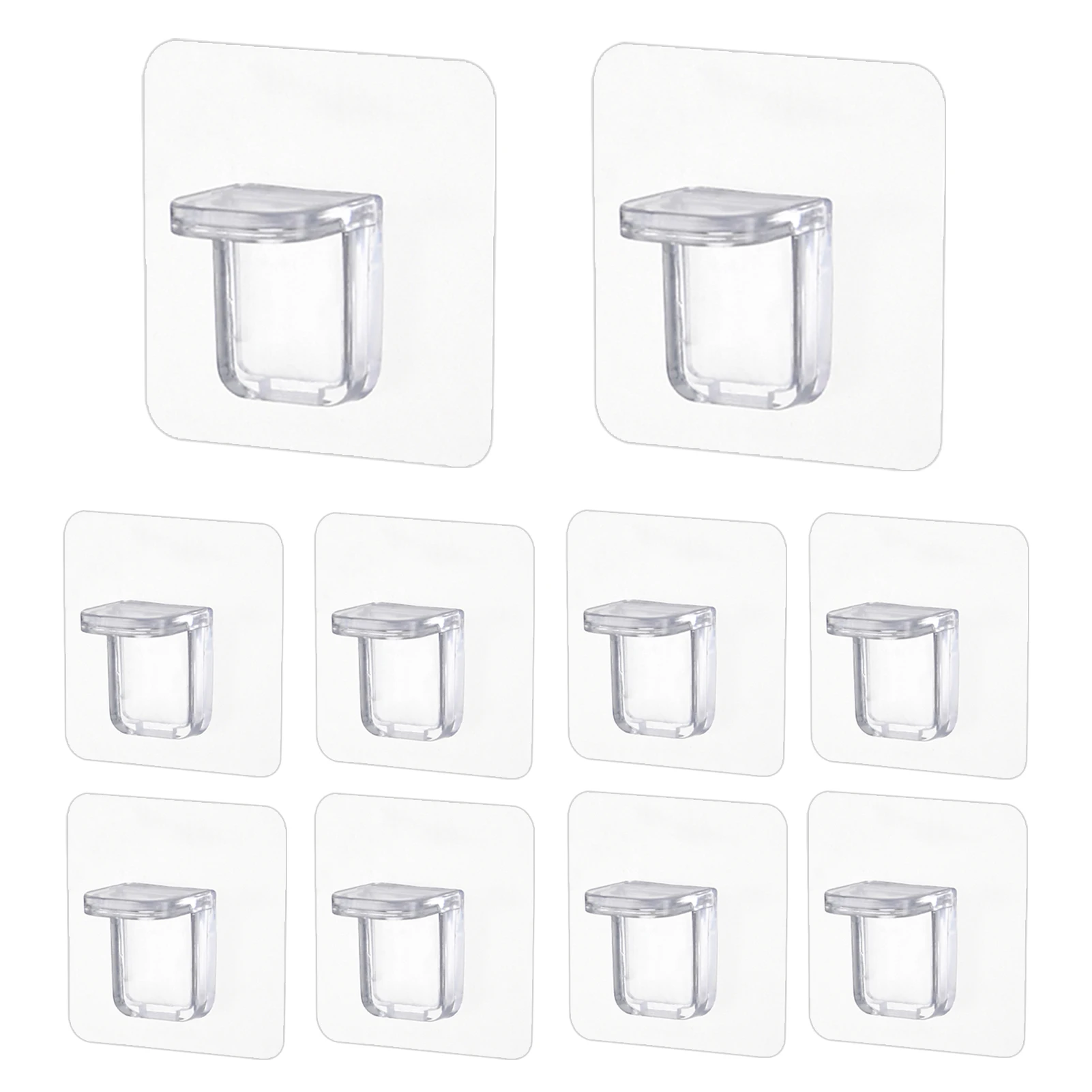 10 шт. Шкаф делитель Держатели шкаф разделитель полок крючки на липучке Поддержка