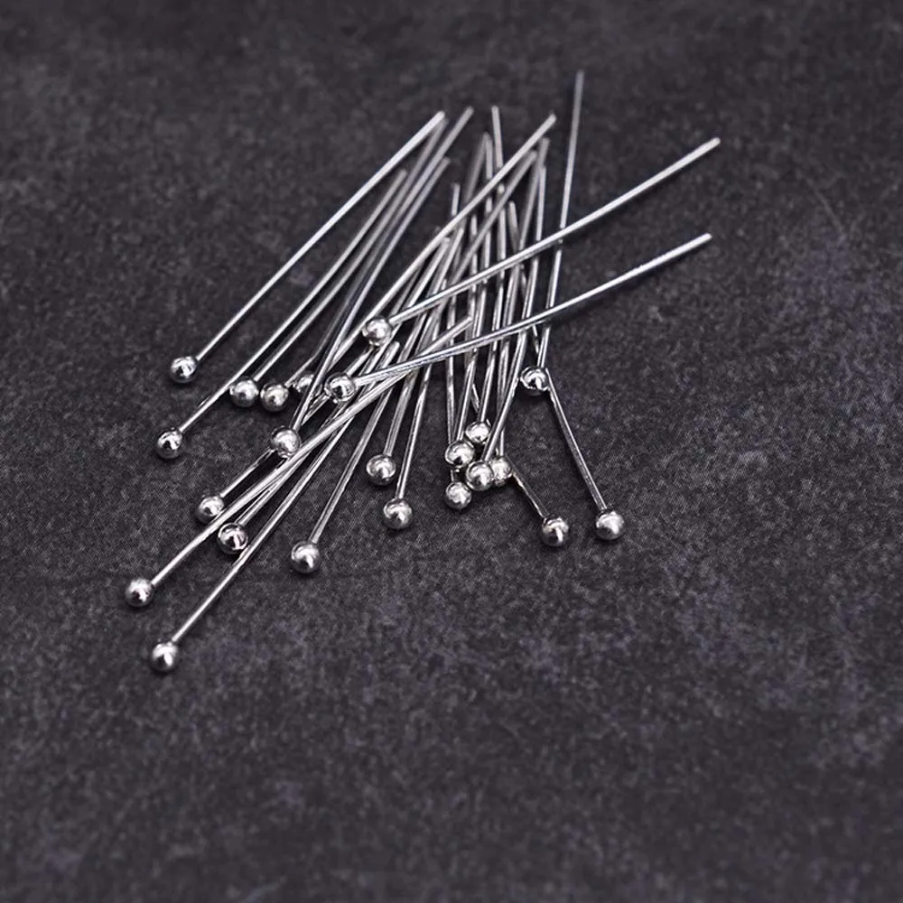 

100Pcs / Lot DIY Jewelry Accessories Handmade Jewelry Earrings Earrings Ear Studs Beaded Material Round Head T-Pin