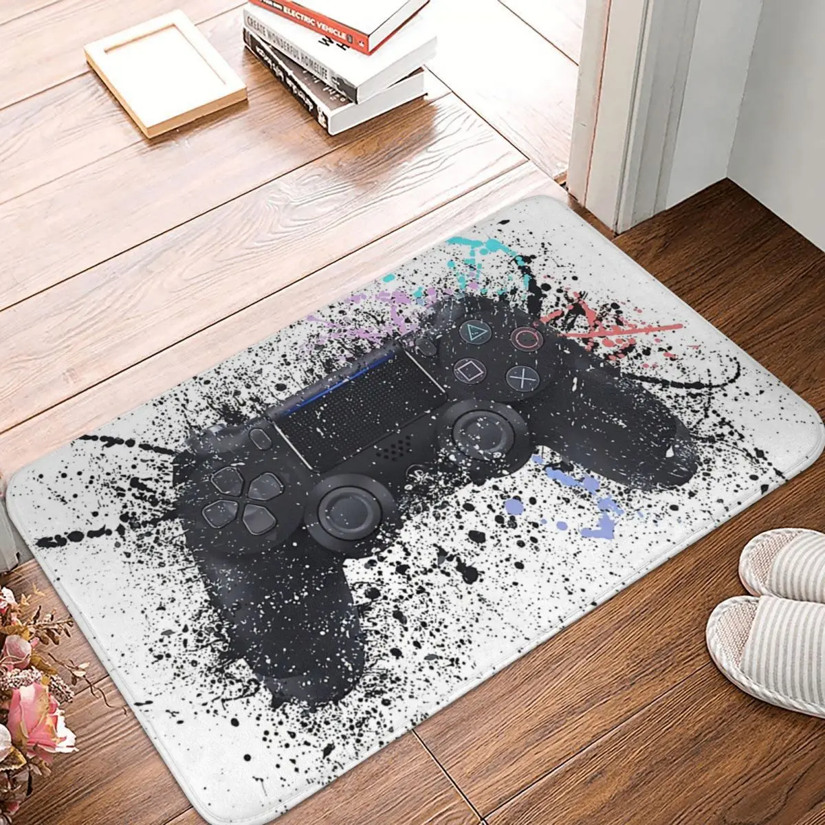 

Gaming New Game Controller Doormat Rectangle Soft Bedroom Kitchen Floor Carpet Home Rug Door mat Absorbent Foot Pad