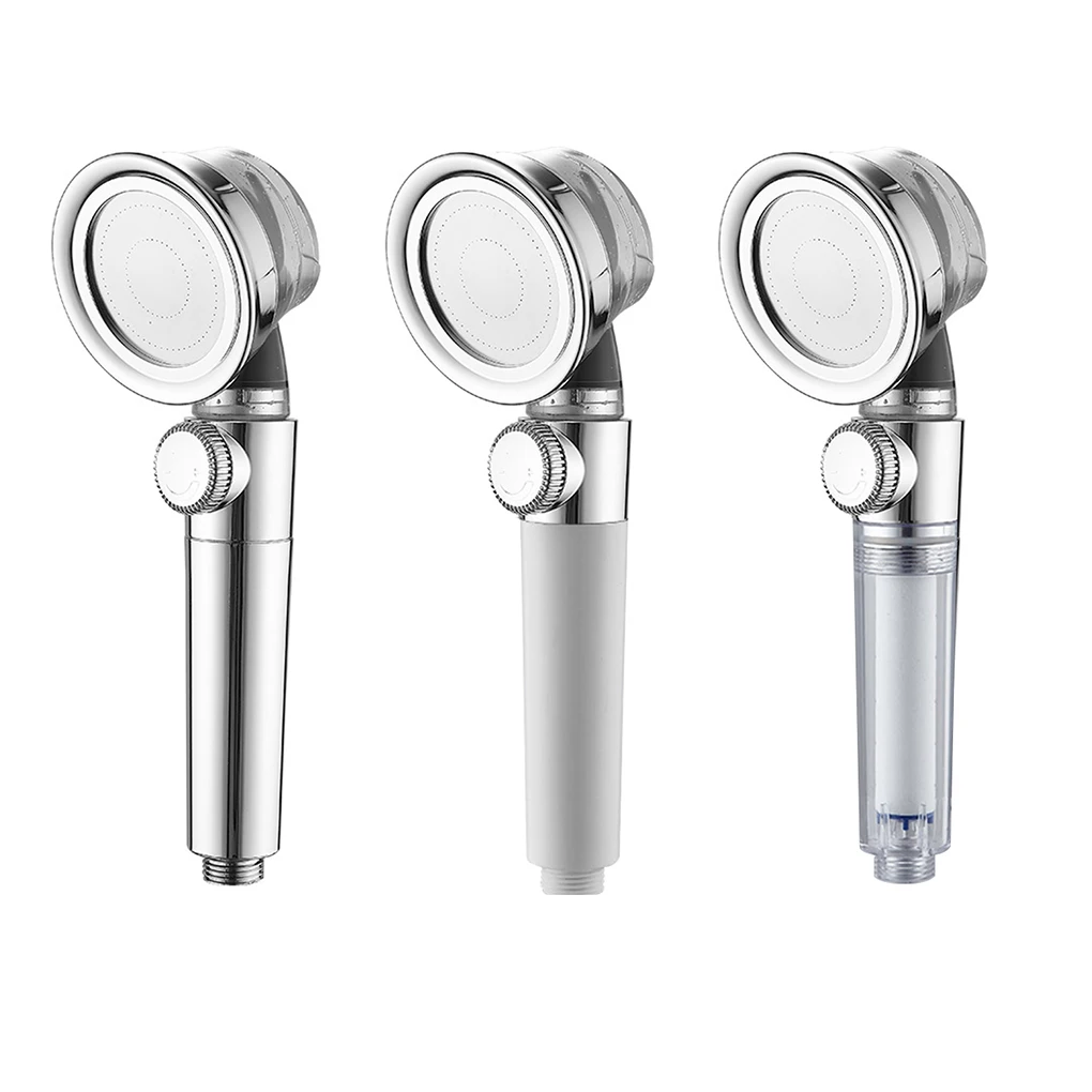 

Pressurized Bath Shower Head High Pressure Plated Handheld Rain Showerhead Filter For Water Plastic Sprayer Bathroom SPA Nozzle