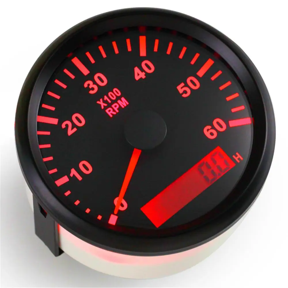 Автоматические Тахометры 85 мм 1 шт. 0 6000 об/мин ЖК судовые счетчики оборотов с