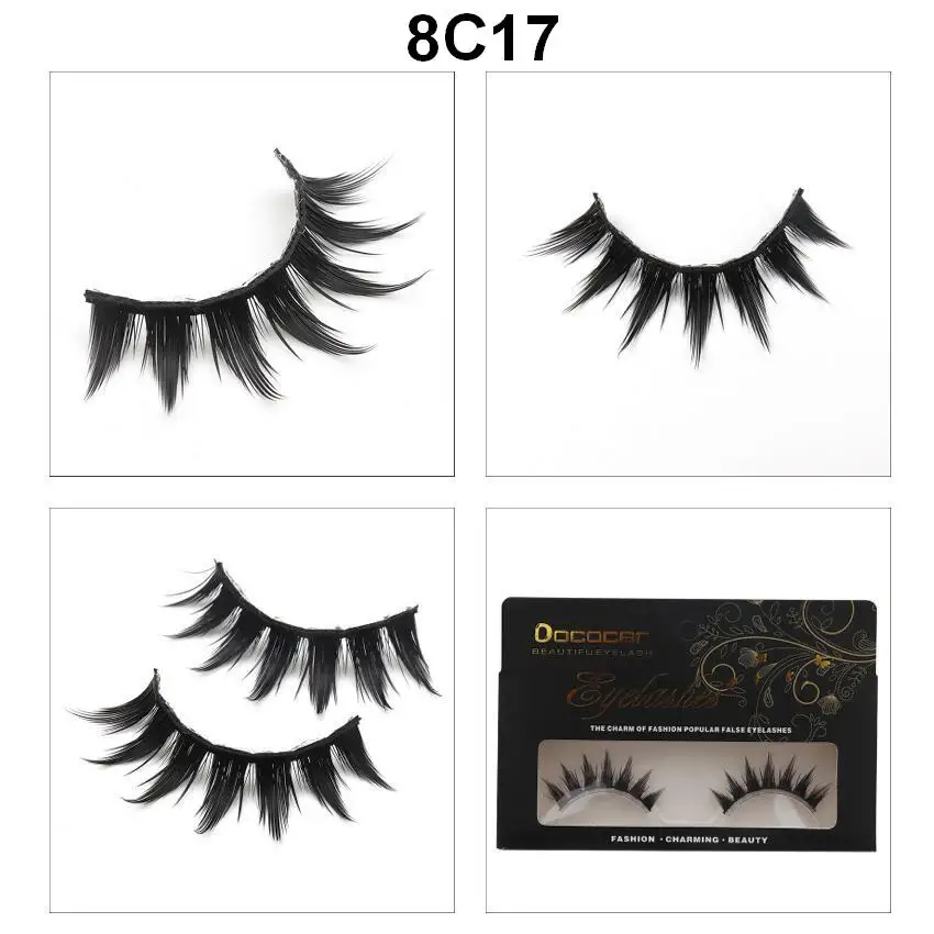 Ресницы из искусственной норки ручной работы 50 парт/лот|strip mink eyelashes|mink lasheswholesale
