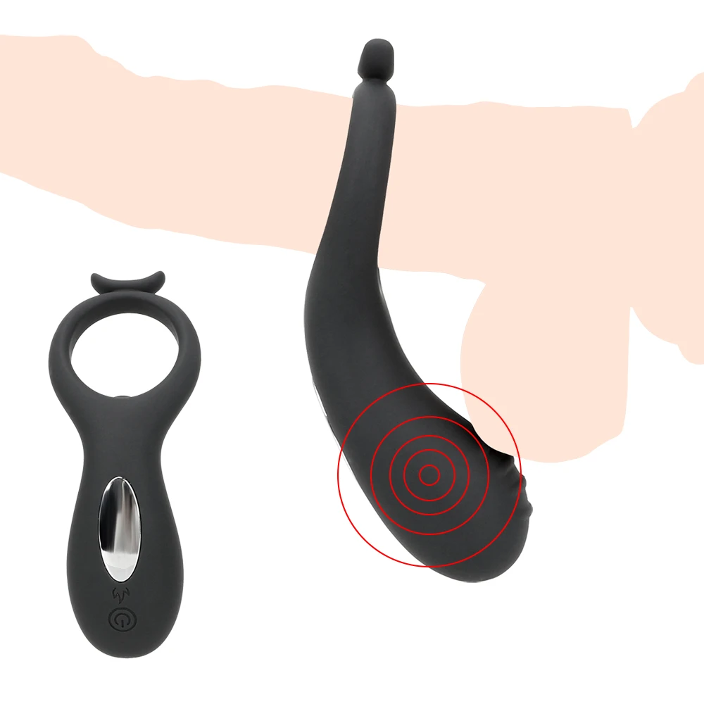 Секс игрушки для мужчин мужское вибрирующее кольцо на пенис задержки эякуляции