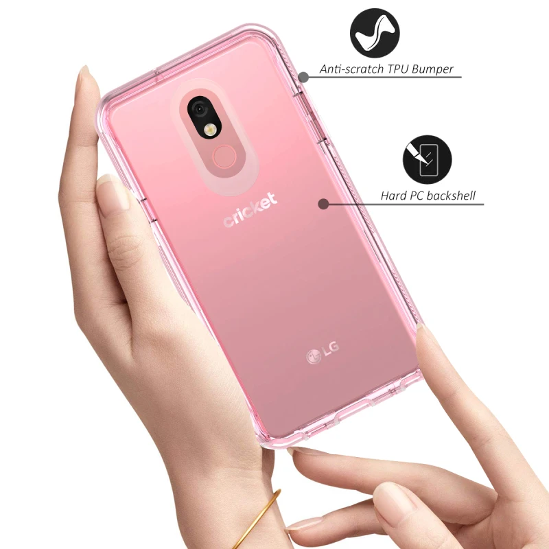 Жесткий чехол 3 в 1 для LG G8 ThinQ сверхпрочный защитный со встроенной защитой экрана