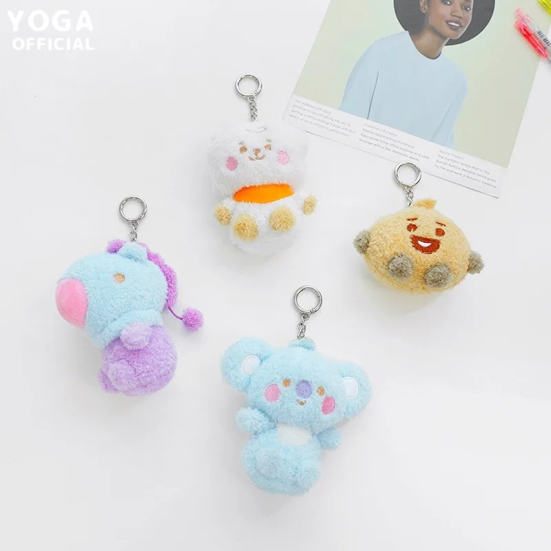 

JCBTS21 Bulletproof Youth Group K-pop new small animal plush doll pendant cute cartoon idol pendant keychain small gift