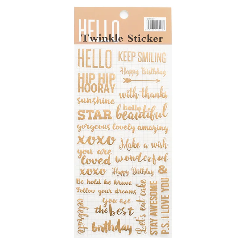 

1 PC Cat Flashing Bronzing Series Stickers Creative DIY Handbook Daily Living Learning Stationery Kawaii Stickers Cute Stickers