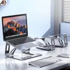 Популярная подставка для ноутбука LS653, подставка для ноутбука из алюминиевого сплава, совместимая с портативным настольным держателем для ноутбука 10-17 дюймов