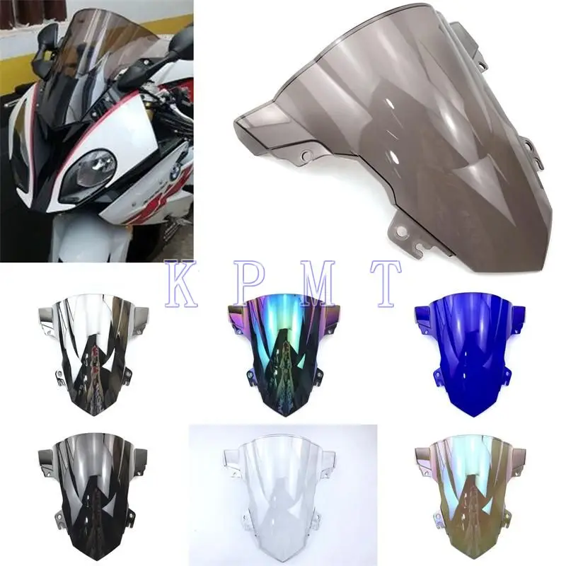 Лобовое стекло для BMW S1000RR S 1000 RR 2015 2016 2017 2018 ветровое с двойными пузырьками S1000rr 15 16