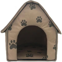 foldable pet cat cave house cat kitten bed soft winter warm home shape dogs kennel nest dog cat mat kitten shelter hut