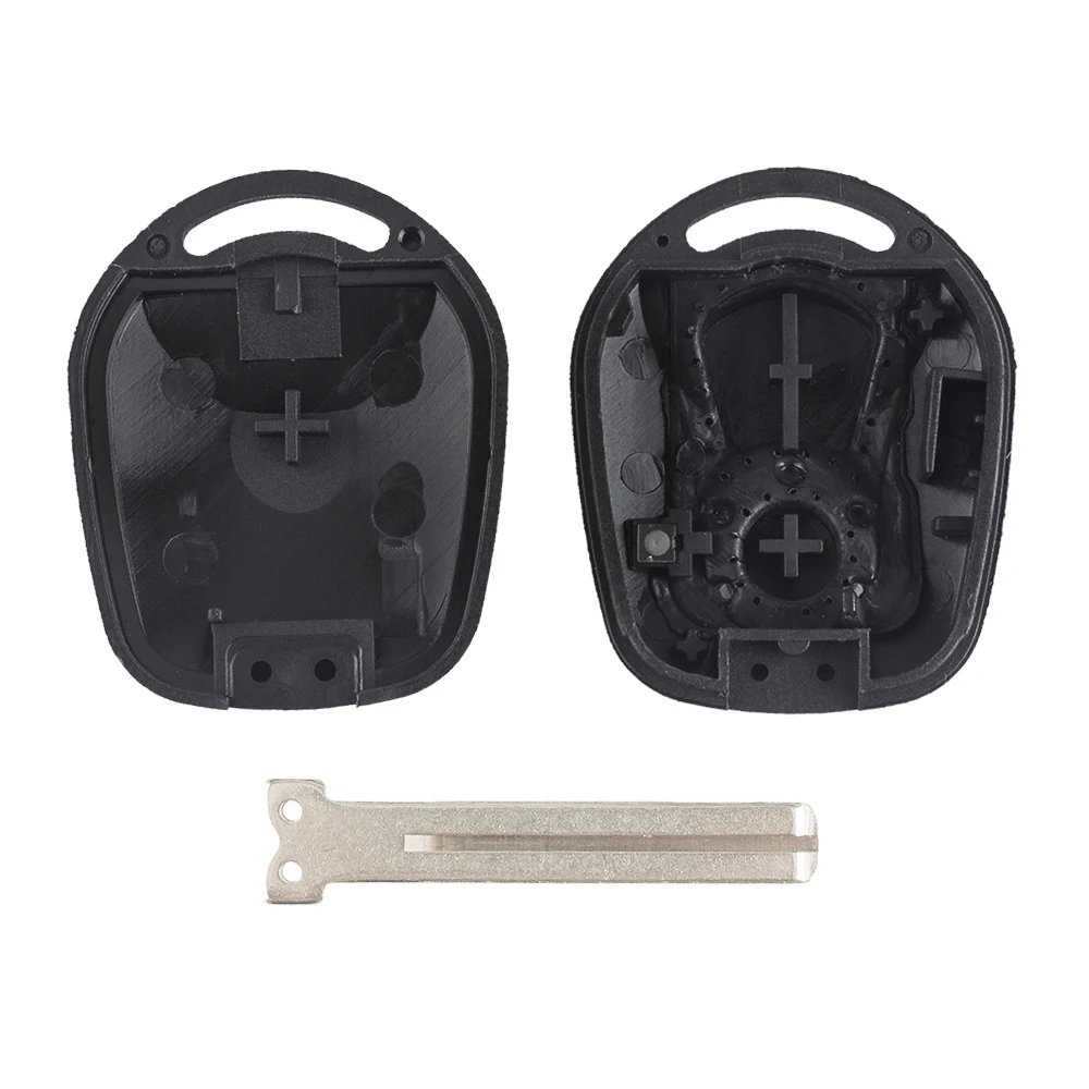 KEYYOU 2 кнопки дистанционного ключа оболочки для SSANGYONG Ssangyong Actyon Kyron Rexton RX7 Uncut Blade