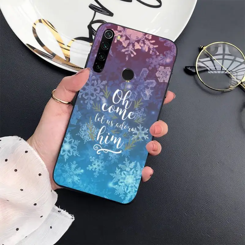 

Snowflake shine fashion color Phone Case For Xiaomi Redmi 7 8 9t a3Pro 9se k20 mi8 max3 lite 9 note 9s 10 pro funda shell cover