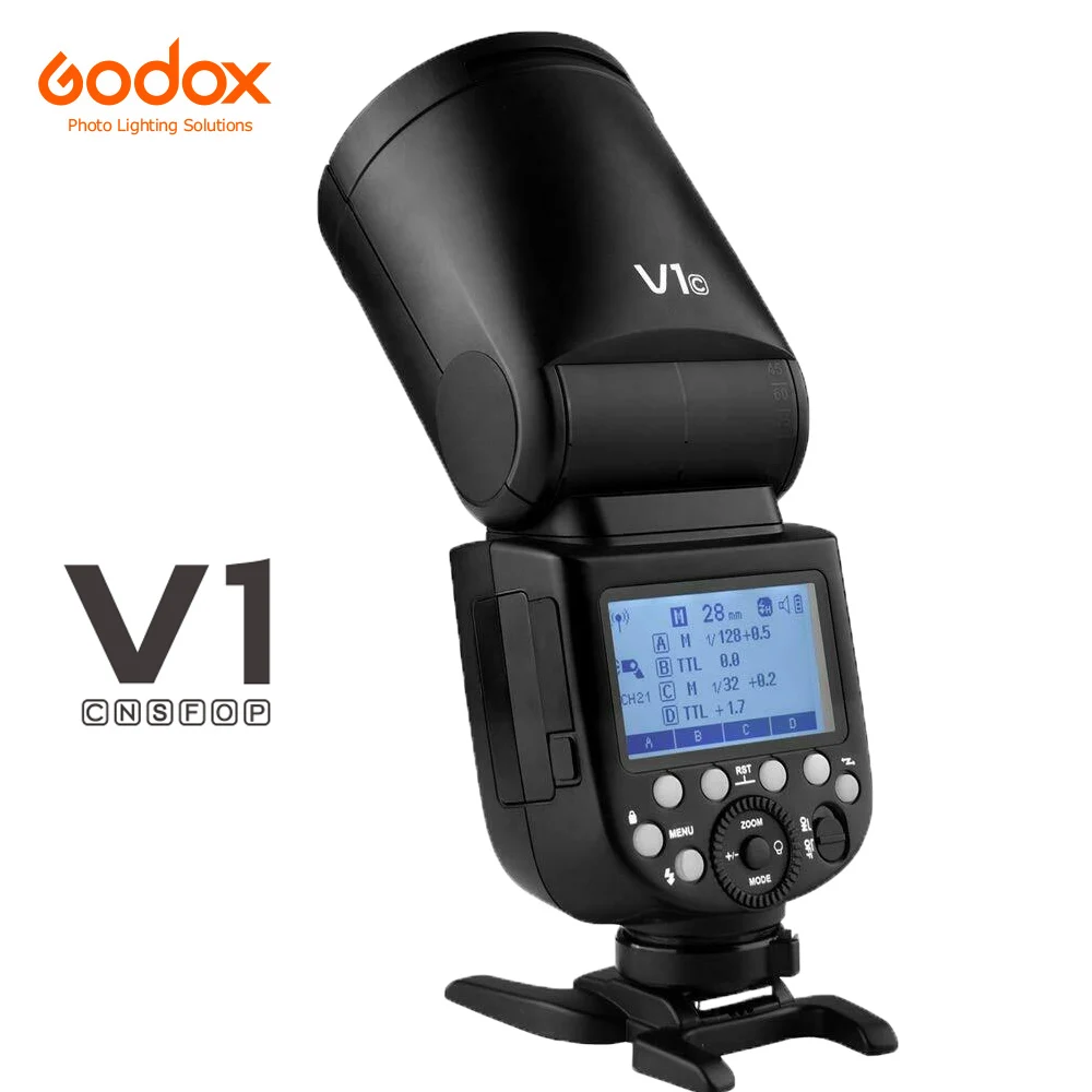 

Godox V1 V1S/V1N/V1C/V1O/V1F TTL Li-ion Round Head Camera Speedlight Flash For Nikon/Sony/Canon/Fujifilm/Olympus w/ XPRO Trigger