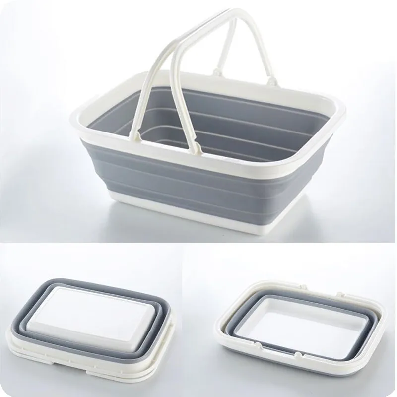 

Creative Collapsible Storage Basket Home Kitchen Vegetable Hand Basin Travel Wash Basin Wash Basin Buy Food Basket Food Storage