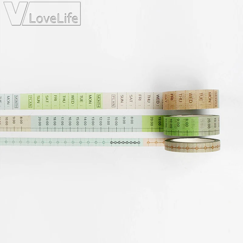 Клейкий дневник с расписанием альбом украшения неделя наклейка для планировщика