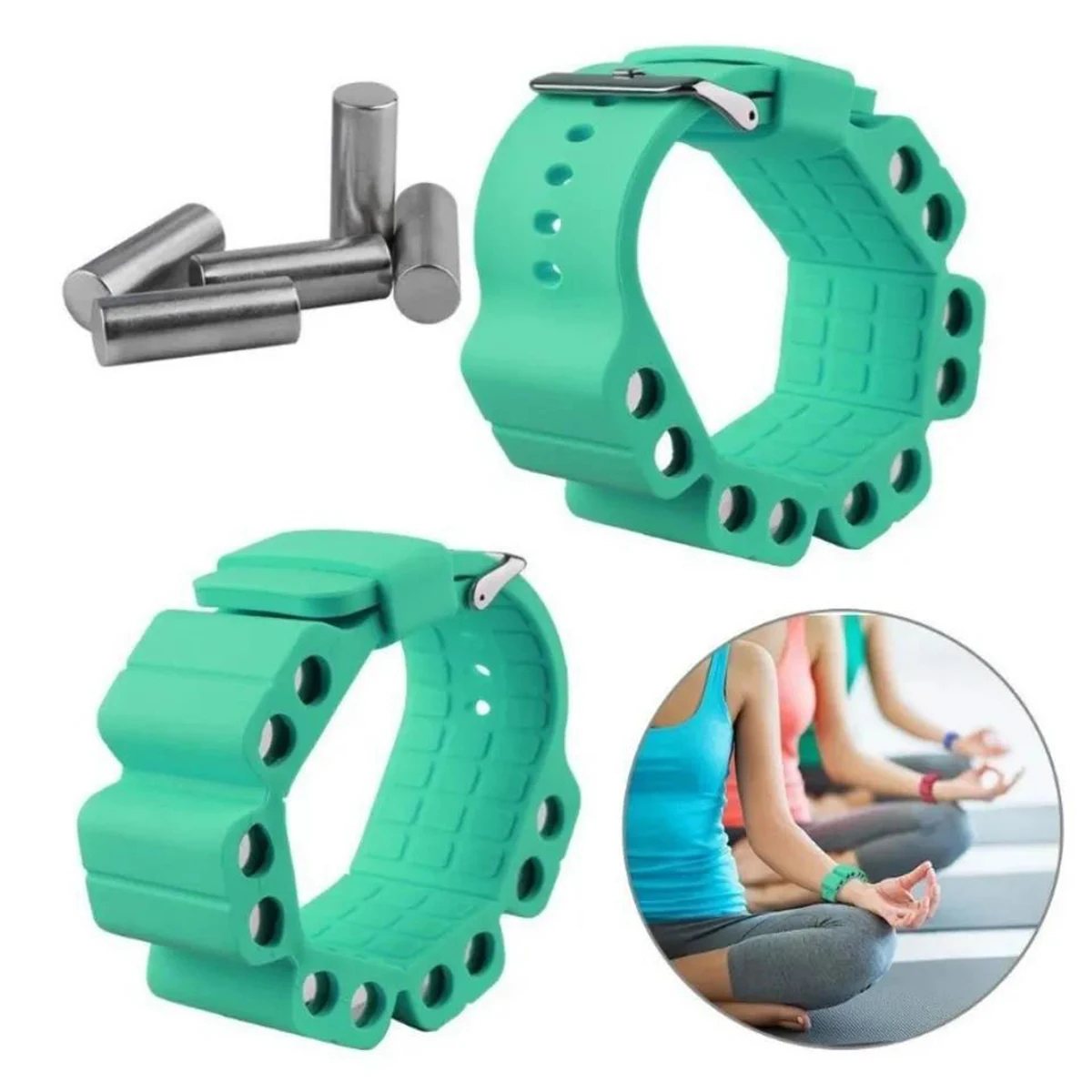 

Силиконовые браслеты для занятий спортом, 500 г, 1 фунт