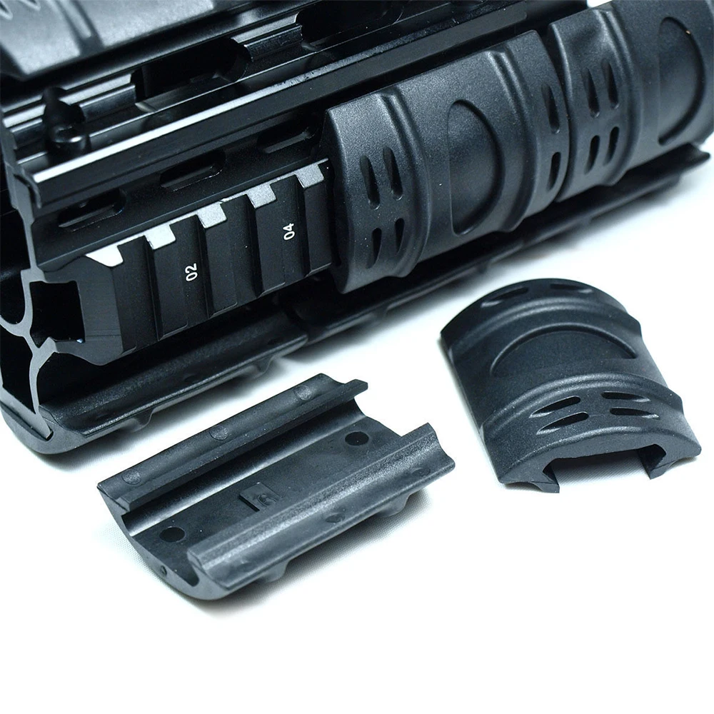 

12 Pcs a Lot Tactical 20mm Picatinny Quad rail Rubber Covers Accessories Tactical Rubber Rail Covers Hunting Accessories