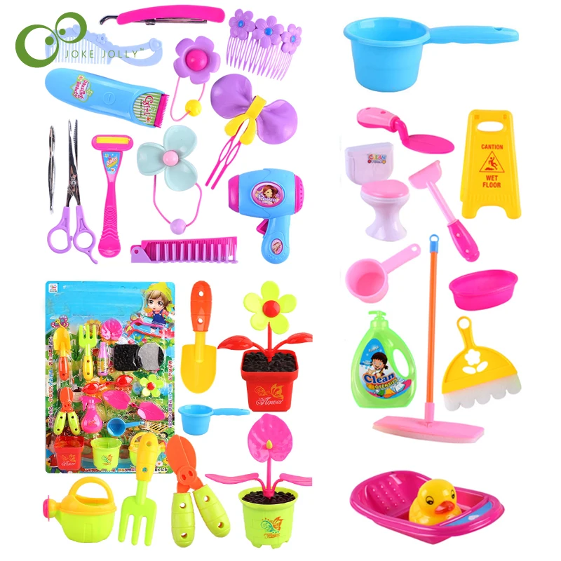 DIY креативная мини имитация чистого макияжа садовая игрушка набор интерактивных