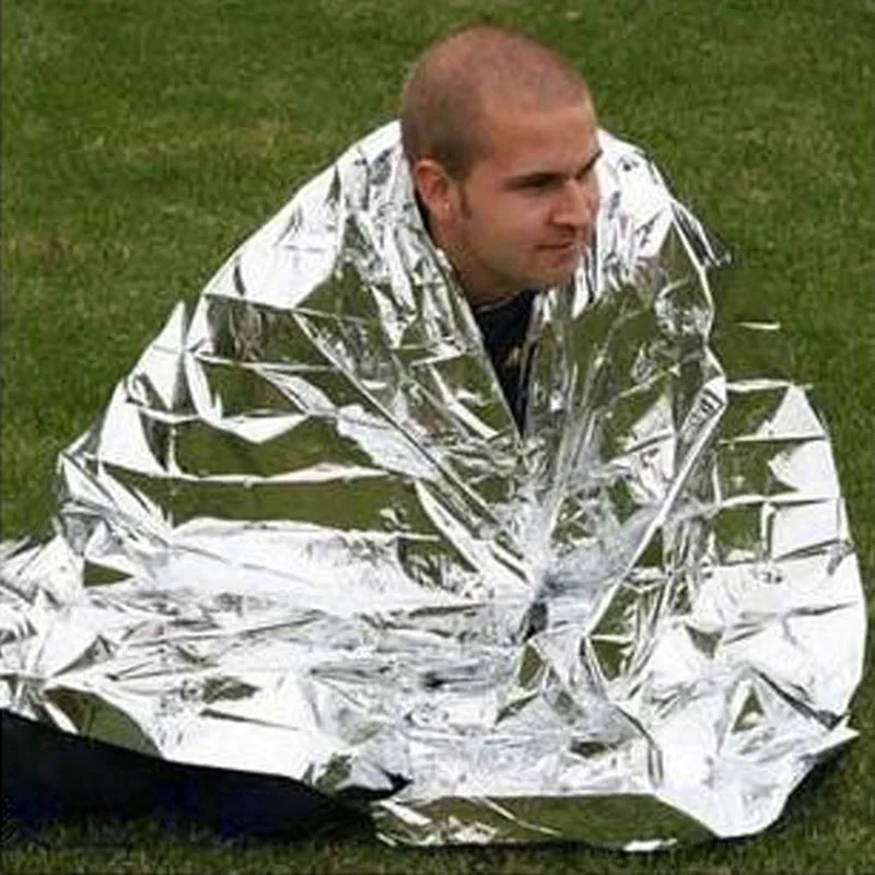 Для спасения при аварийной ситуации одеяло для улицы Водонепроницаемая фольга