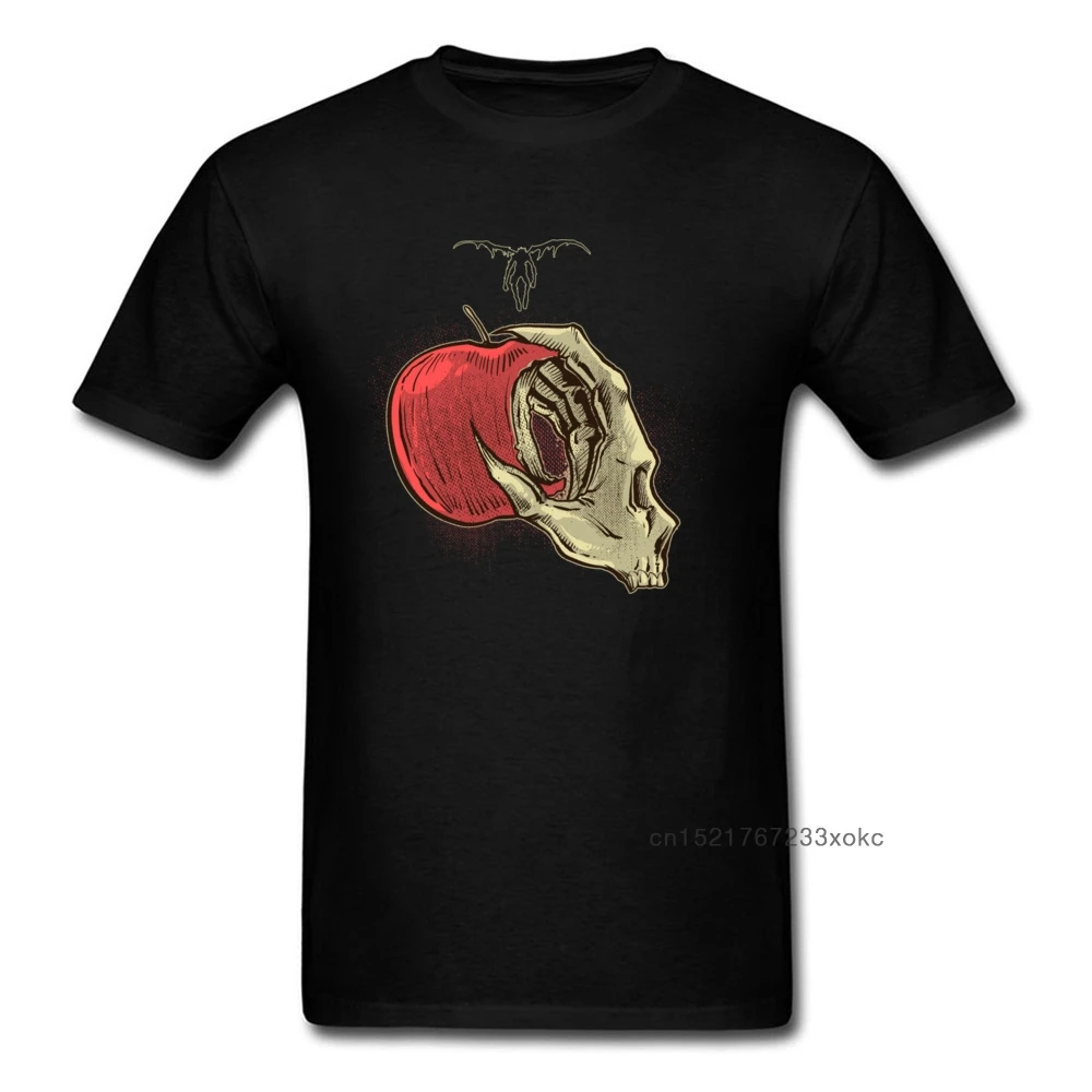 Футболка Apple Death мужские футболки с черепом хлопковые винтажная одежда футболка