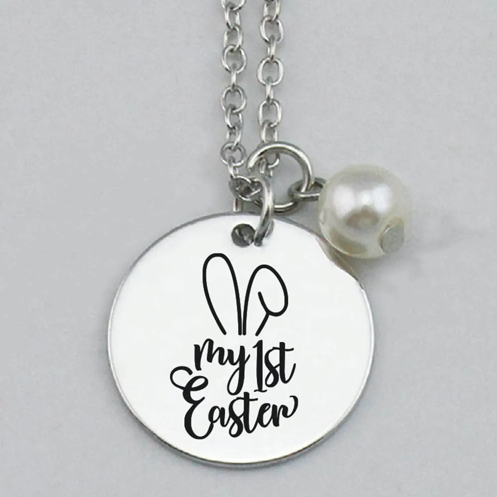 Мое первое пасхальное ожерелье оптовая продажа кулонов Женские Ювелирные