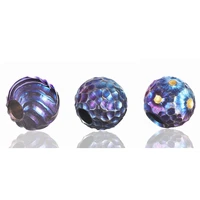meteorite bead paracord accessories titanium knife beads ball shape umbrella rope keyring bracelet diy bead