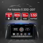 Автомагнитола 2.5D с сенсорным экраном, автомобильное мультимедийное радио с GPS, стерео видеоплеер для Mazda 6 2012 2013 2014 2015 2016 2017