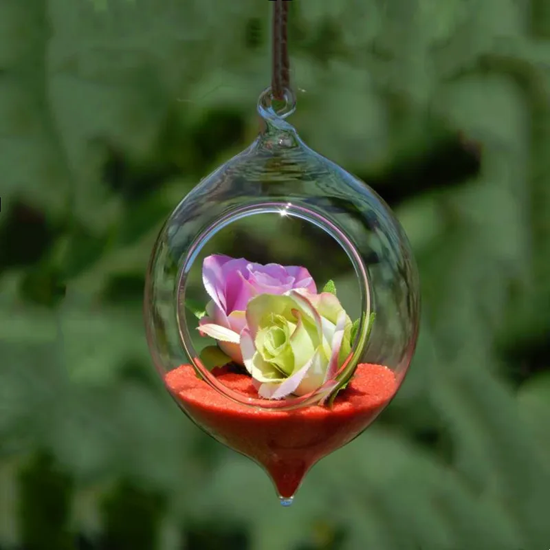 

2 шт./упак. 6*8,5 см креативный стеклянный Terrarium декоративная домашняя ваза подвеска свадебный реквизит