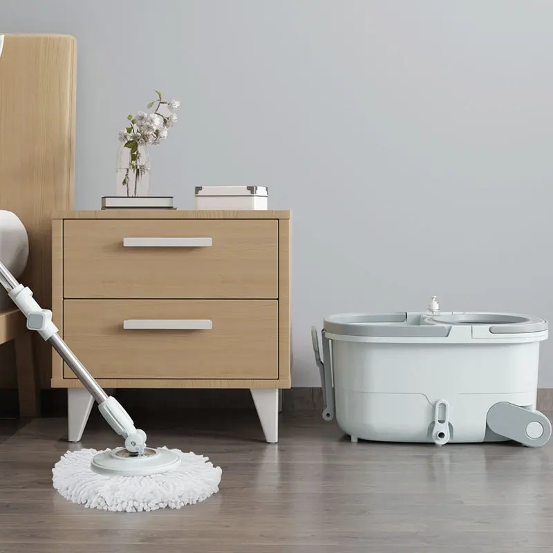 Новинка 2020 2 швабры с ведром плоская Автоматическая Швабра без помощи рук ленивая