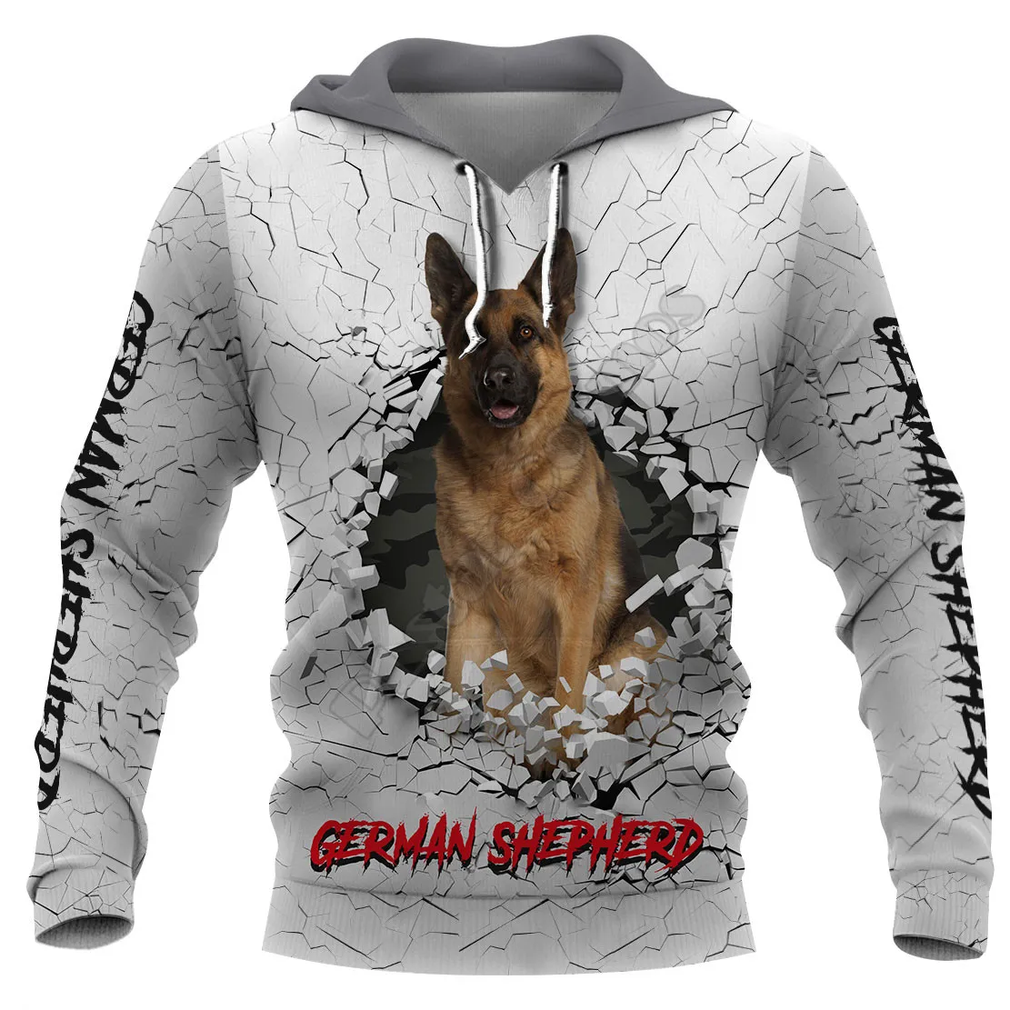 

German Shepherd 3D Printed Hoodies Pullover Men For Women Funny Animal Sweatshirts Fashion Cosplay Apparel Sweater 02