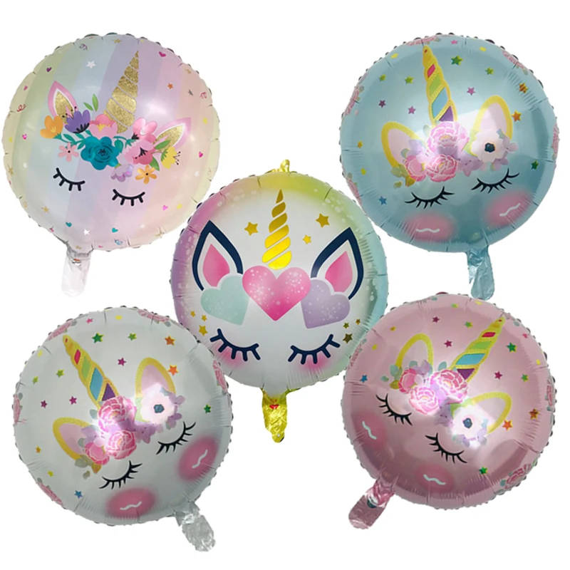 Новинка 1 шт. 18 дюймов единорог расшитые цветами детские трусы с рисунком шариков