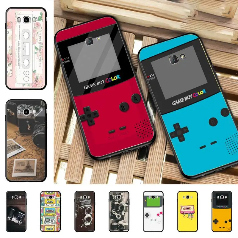 

Vintage Tape Camera Gameboy Phone Case for Samsung J 2 3 4 5 6 7 8 prime plus 2018 2017 2016 core