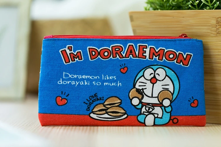 

IVYYE 1PCS Doraemon Fashion Anime Wallet Bags Wallets Zipper Coins Pocket Casual Purses Card Unisex Gifts New