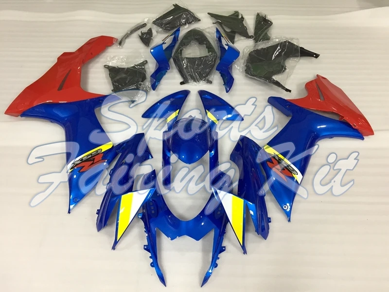 Наборы тела для Suzuki GSXR600 2011 2018 K11 Синий Красный наборы GSX R600 2016 обтекатель GSXR 600